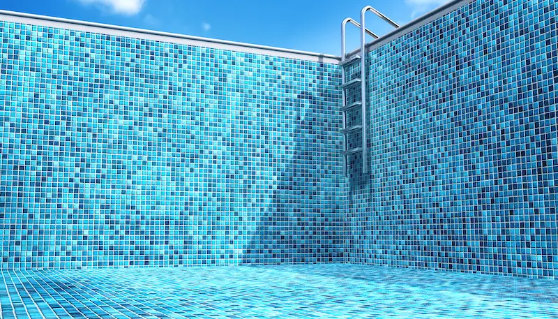 Tiling A Swimming Pool In Mosaic Tiles